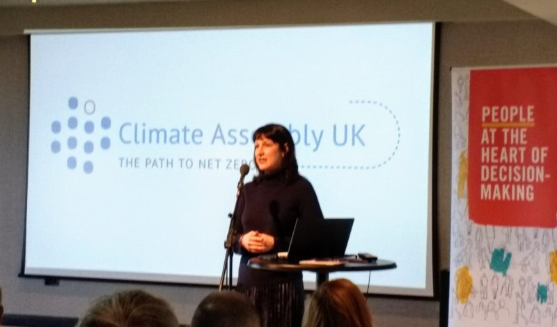 Speaking at the Climate Assembly UK